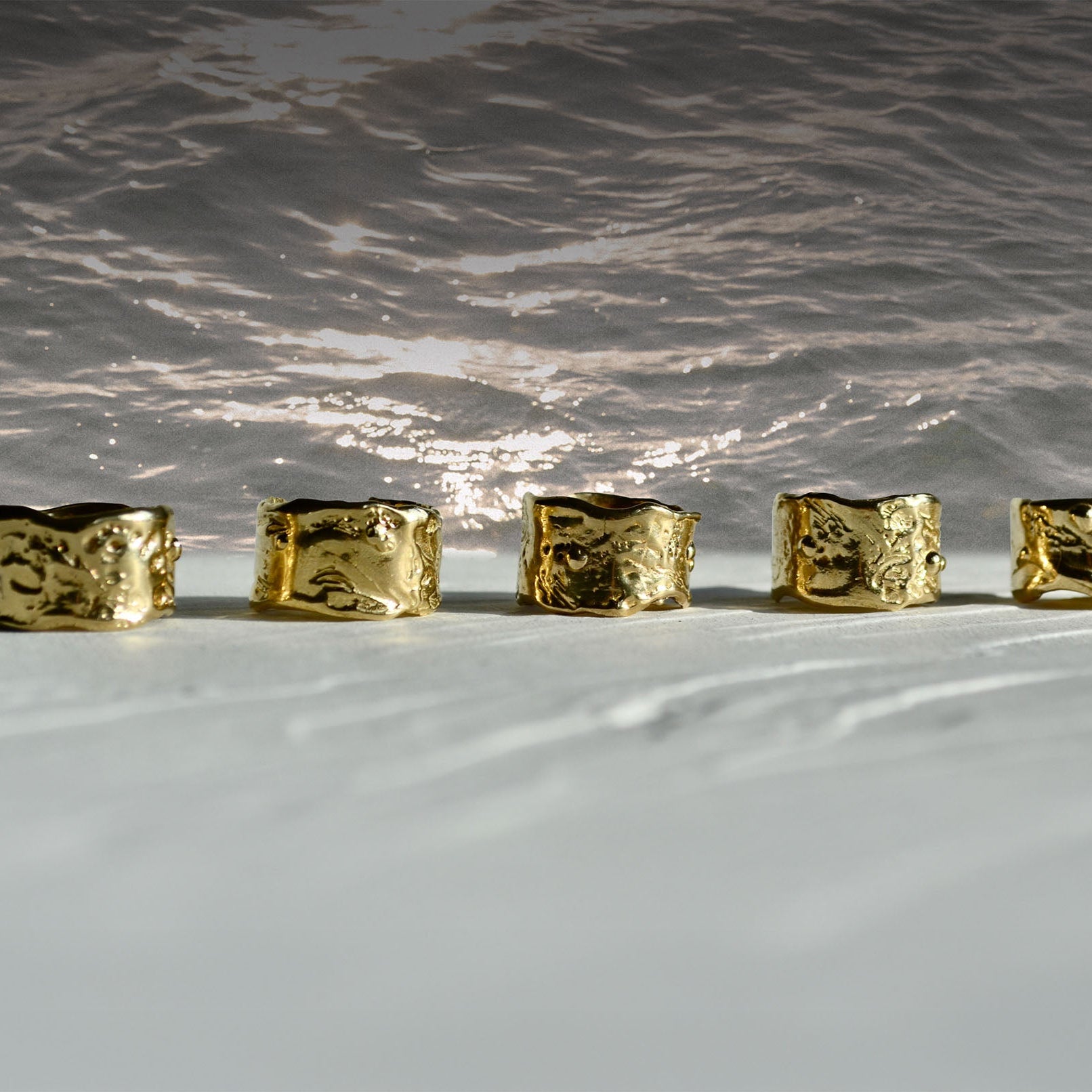 gold plated womens rings