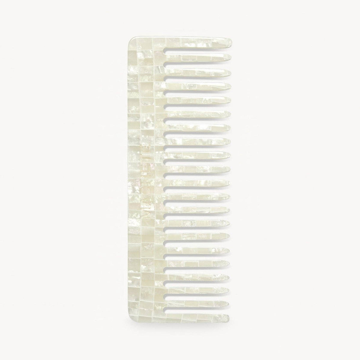 No. 2 Comb in Opalite Shell Checker – Material Wit
