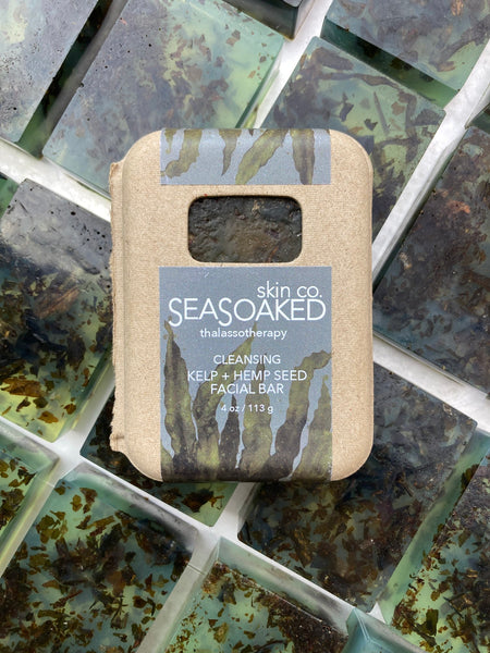 Cleansing Kelp + Hemp Seed Facial Bar