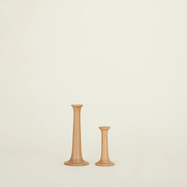 Simple Candle Holder - Small - Oak