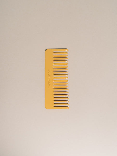 Wide Tooth Comb In Apricot