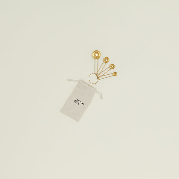 Simple Brass Measuring Spoons