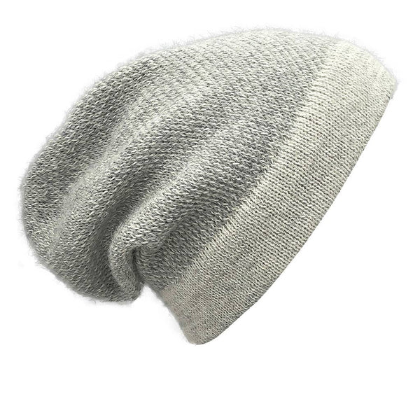 Interwoven Alpaca Beanie - Gray
