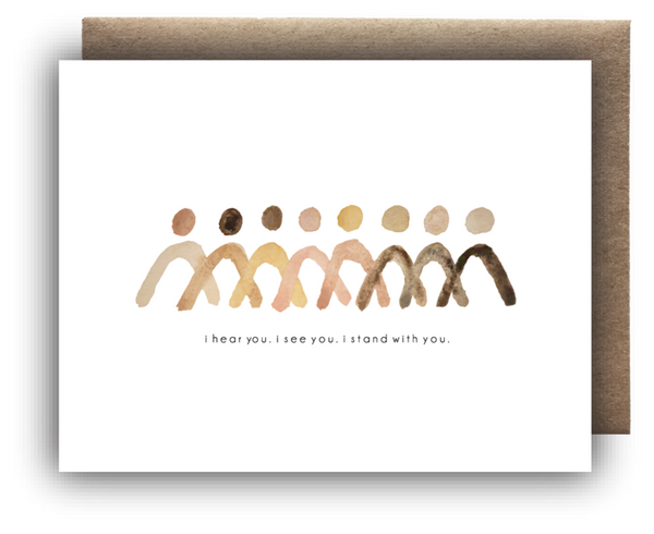 Maija Rebecca Hand Drawn - Standing Together