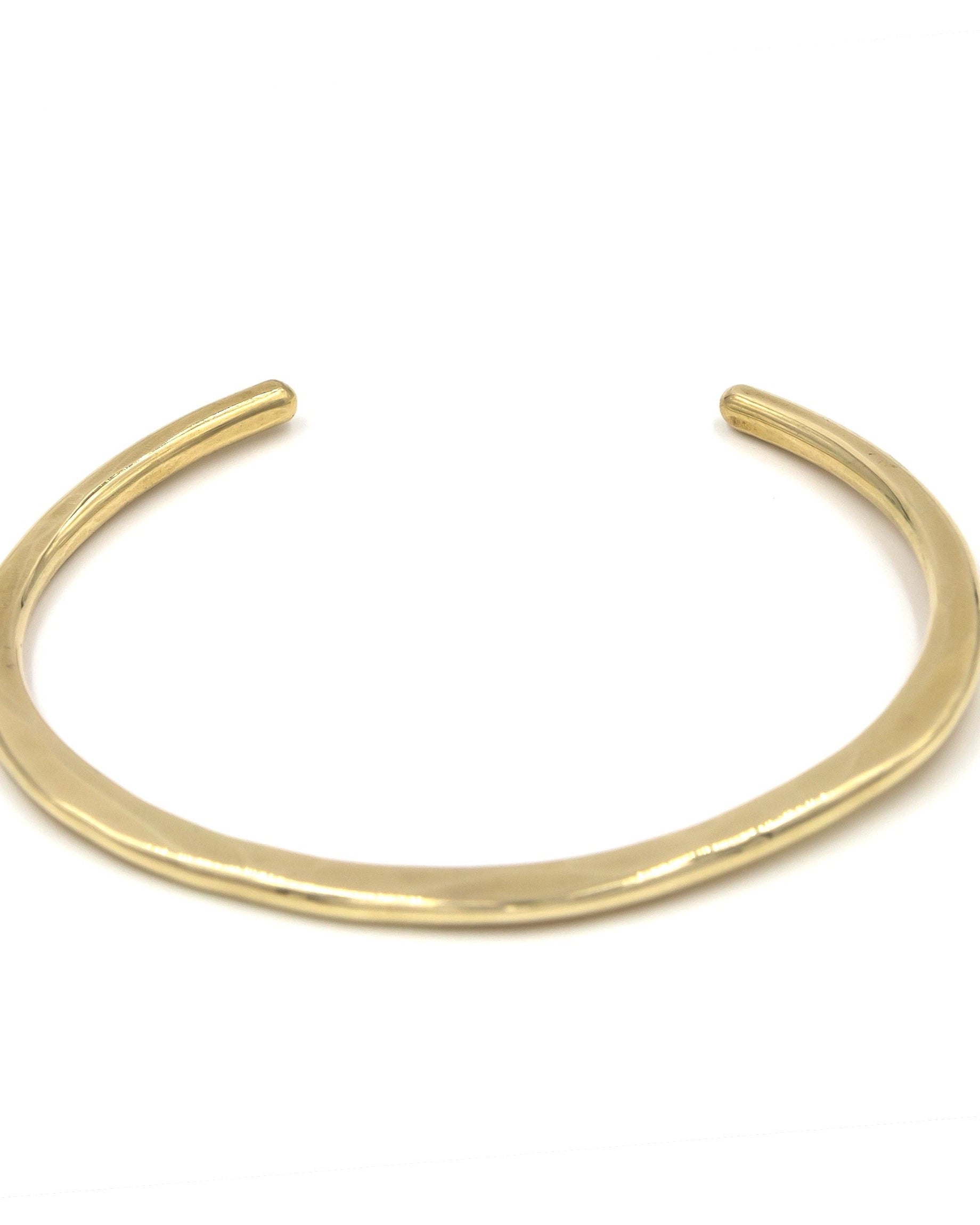 hammer brass cuff bracelet