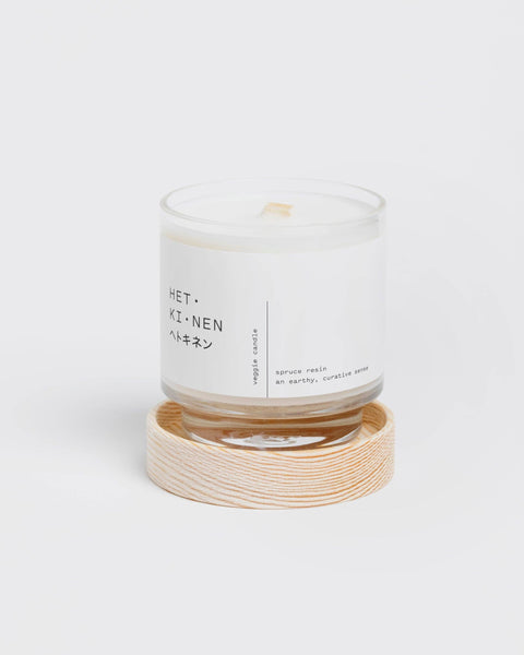 Veggie Candle - Spruce Resin round