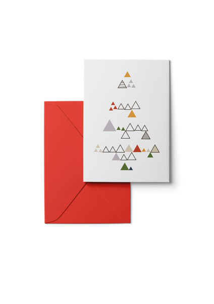 Wooded Hills, Multi ( Christmas Tree Motif )