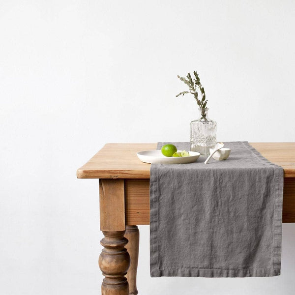 Ash Linen Table Runner