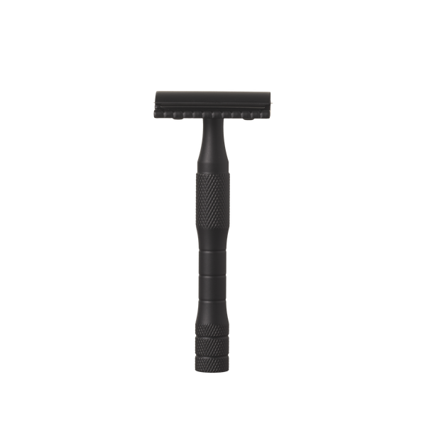 brass safety razor - BLACK