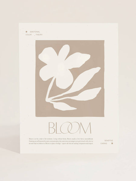 Emotional Color Theory Art Print in Bloom