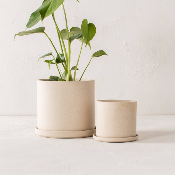 Raw Stoneware Planter 4”