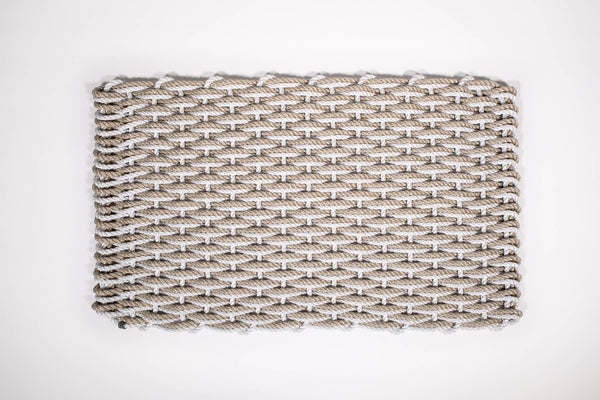 Fog Gray + Sand Doormat