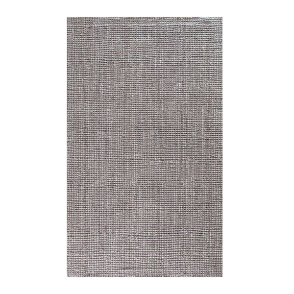 Andes Gray Jute Area Rug 5’x8’