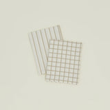 Essential Yarn Dyed Dish Towel | Set of 2 | Flax + Ivory