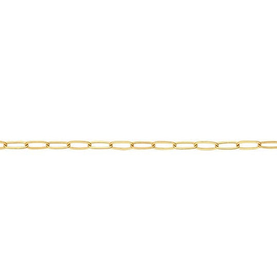 Paper Clip Chain | 20 inch | 14K Gold – Material Wit