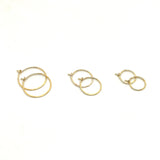Simple Hoop Earrings | Gold Filled