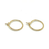 Simple Hoop Earrings | Gold Filled