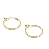Simple Hoop Earrings | Gold Filled
