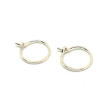 Simple Hoop Earrings | Sterling Silver