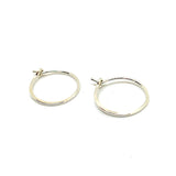 Simple Hoop Earrings | Sterling Silver
