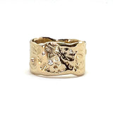 Coastal Ring | Gold with White Sapphire
