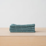 Linen Napkin - Arctic Blue with White Window Pane