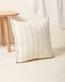Recycled Stripe Pillow | Grey | 20" x 20"