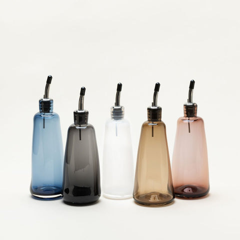 Handblown Gem Oil Cruet - Wheat