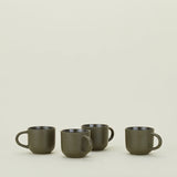 Essential Mug Set of 4 - Olive