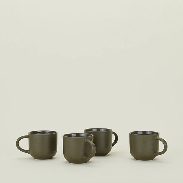 Essential Mug Set of 4 - Olive