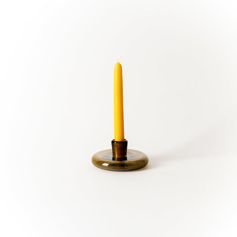 Handblown Glass Candle Holder | Cotton