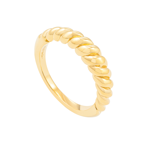 Gigi Croissant Ring - 14K Gold Vermeil