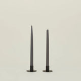 Metal Candle Holders | Set of 2 | Black