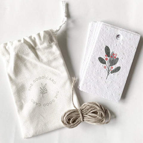 Plantable Gift Tags | Holiday Florals