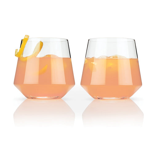 Crystal Cocktail Tumblers | Set of 2