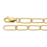 14K Gold Filled Paper clip Chain with large links