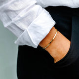 Minimal Square Cuff | Sterling Silver