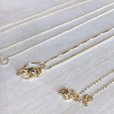 Initial Necklace - Gold Filled