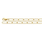 14K Gold Filled Paper clip Chain with large links