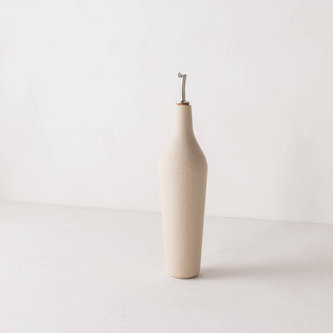 Minimal Oil Cruet | Raw Stoneware