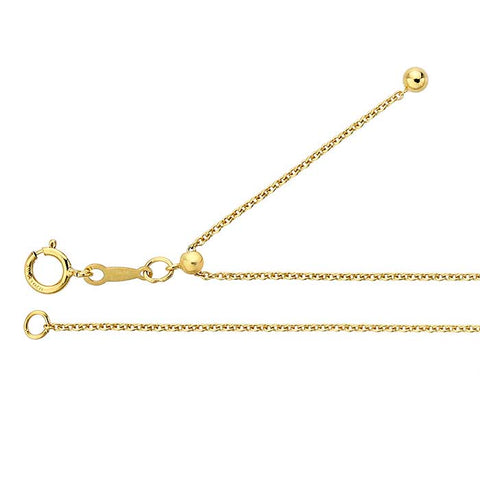 22” Adjustable Gold Filled Chain