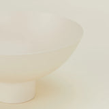 Metal Footed Bowl | Ivory | Large