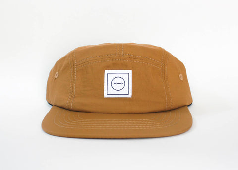 Waterproof Five-Panel Hat in Clay - Size 2 (3-5 years)