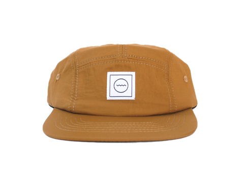Waterproof Five-Panel Hat in Clay - Size Adult