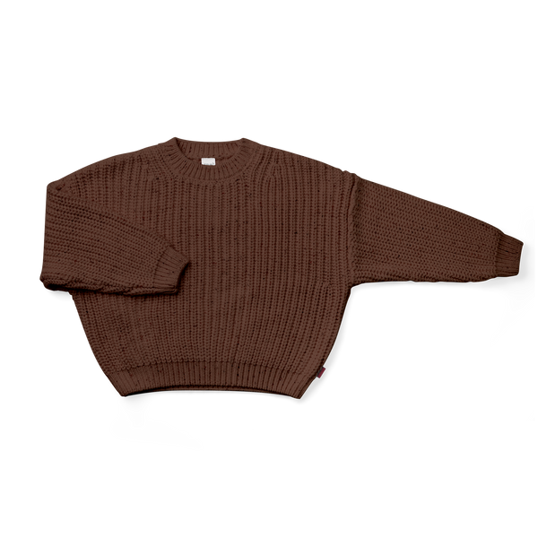 Organic Cotton Chunky Knit Sweater - Hide