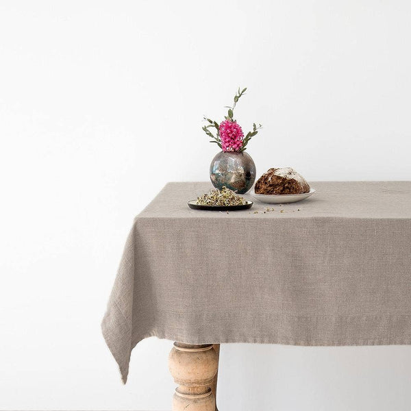 Natural Linen Tablecloth | 55” x 98”