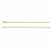 14K Gold-Filled Paper Clip Chain 20 inch