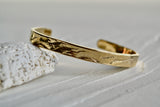 Edge Water Cuff Bracelet | Gold Plated