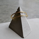 NOTCHED CUFF Bracelet | Brass