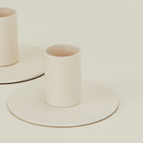 Metal Candle Holders | Set of 2 | Ivory